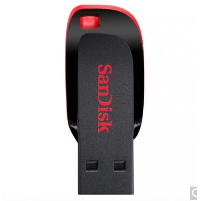 閃迪（SanDisk）16GB USB2.0 U盤 CZ50酷刃 黑紅色 時尚設(shè)計 安全加密軟件