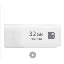 東芝（TOSHIBA）32GB USB3.0 U盤 U301經典隼系列 白色 原廠顆粒 時尚典雅 商務必備 高速車載U盤