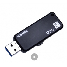 東芝（TOSHIBA）128GB USB3.0 U盤 U365 黑色 讀速150MB/s 滑動(dòng)設(shè)計(jì) 時(shí)尚便利 高速電腦 車載U盤