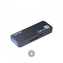 東芝（TOSHIBA）128GB USB3.0 U盤 U365 黑色 讀速150MB/s 滑動(dòng)設(shè)計(jì) 時(shí)尚便利 高速電腦 車載U盤
