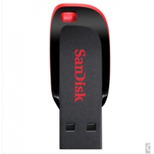 閃迪（SanDisk）16GB USB2.0 U盤 CZ50酷刃 黑紅色 時尚設(shè)計 安全加密軟件