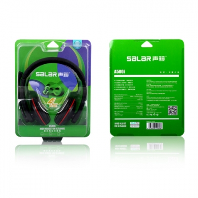 聲賴A500i 筆記本 手機 平板單孔耳機麥 頭戴式耳機 語音通話耳機