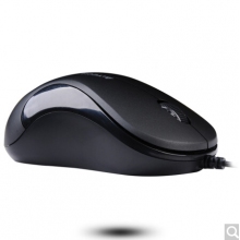 雙飛燕（A4TECH) N-321 鼠標(biāo) 有線鼠標(biāo) 辦公鼠標(biāo) 便攜鼠標(biāo) 對稱鼠標(biāo) 輕量化設(shè)計 高亮鐵灰 自營