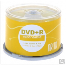 錸德(ARITA) e時代系列 DVD+R 16速4.7G 空白光盤/光碟/刻錄盤 桶裝50片