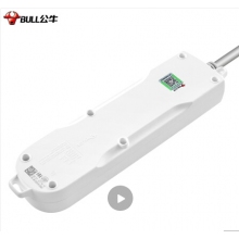 公牛（BULL）新國(guó)標(biāo)插座/插線板/插排/排插/接線板/拖線板 GN-607 4位總控全長(zhǎng)1.8米