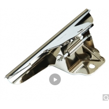 得力(deli)4只145mm山形票據(jù)票夾畫板夾 財(cái)務(wù)票據(jù)夾金屬票據(jù)夾子 辦公用品 大號(hào)9531